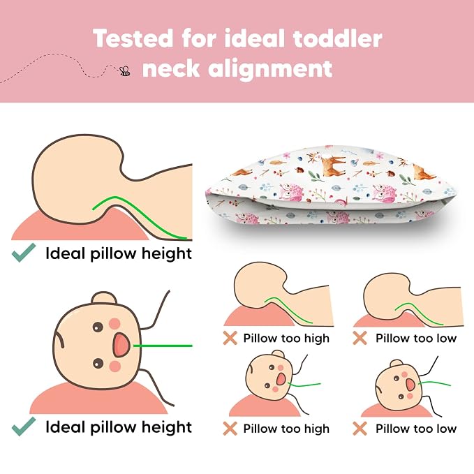 Toddler Pillow with Pillowcase - Image 6