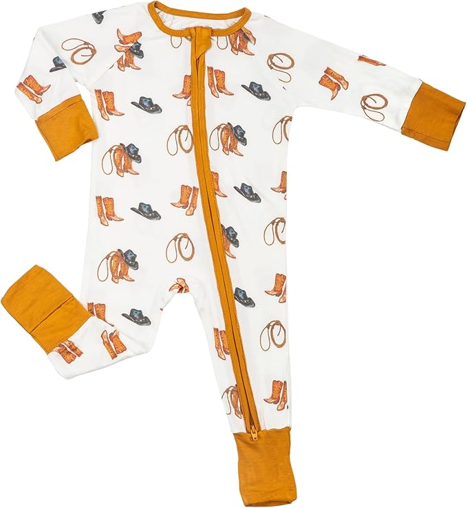 LollyBanks Baby Pajamas, 2-Way Zipper Romper, 95% Viscose Made from Bamboo and by LollyBanks