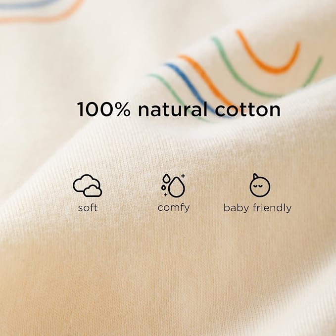 Duomiaomiao 0.5 TOG Toddler Sleep Sack 36-48 Months 100% Cotton Lightweight - Image 4