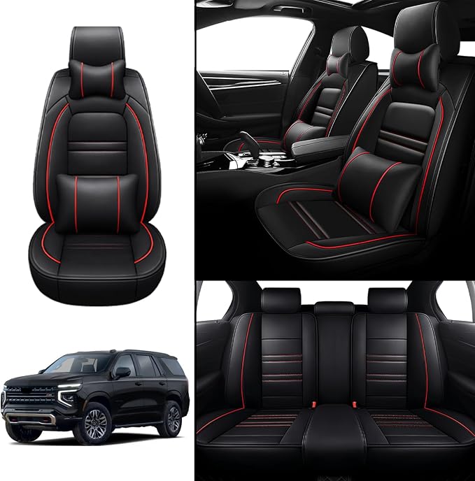 Car Seat Covers for Tahoe 1995-2025 | 5-Seats Seat Covers, Waterproof Seat - Image 2