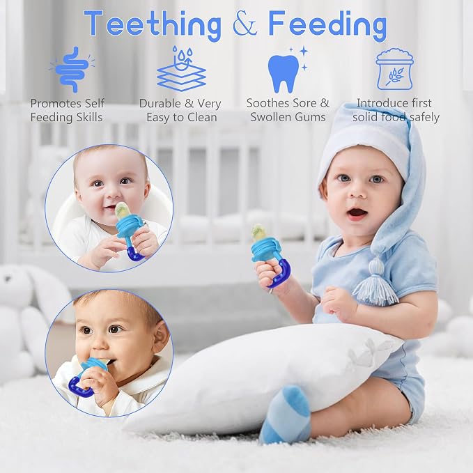 WAJIAYON Baby Fruit Feeder Pacifier | Infant Food Feeder Pacifier & Food - Image 5