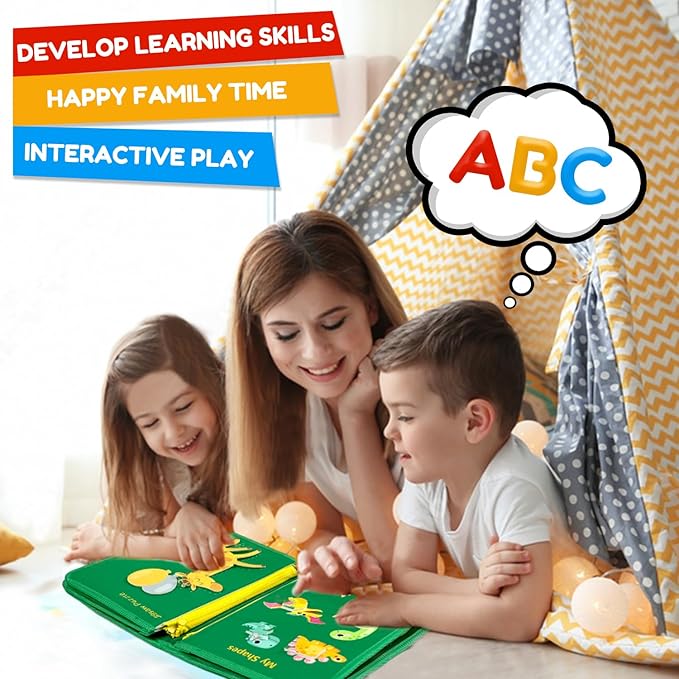 Qizfun Busy Board Montessori Toy - Image 6