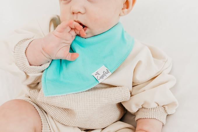Copper Pearl 4 Pack Soft Cotton Baby Bibs - Image 10