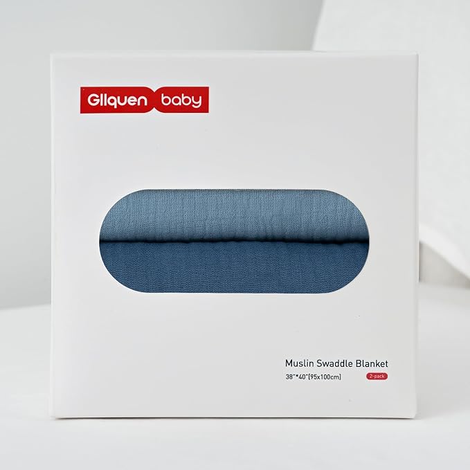 GLLQUEN BABY Muslin Swaddle Blankets, Breathable Swaddle Wrap - Image 6