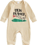 Fernvia Newborn Baby Boy Clothes Letters Print Bodysuit 3 6 9 12 18 Months Long by Fernvia