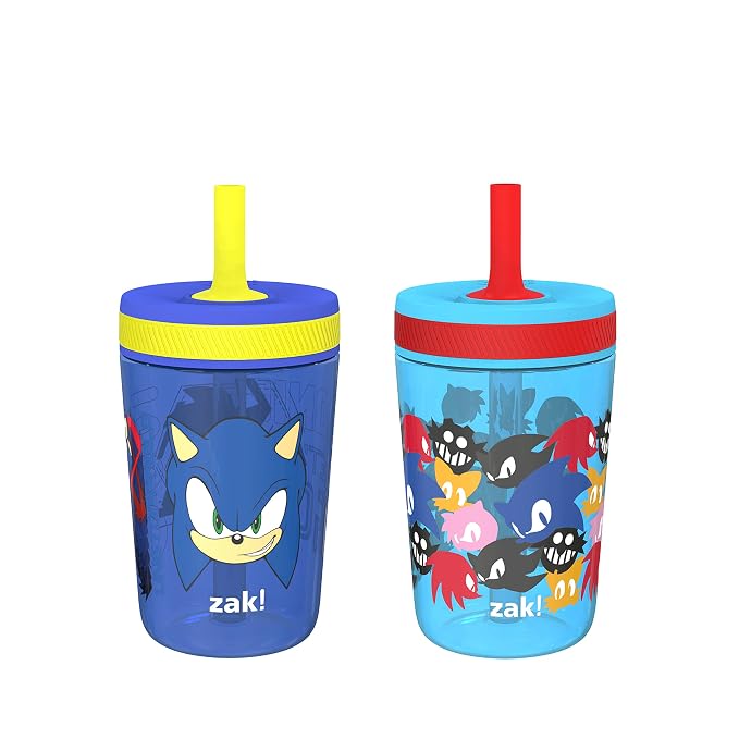 Zak Designs Sonic the Hedgehog Kelso Toddler Cups by ZakDesigns