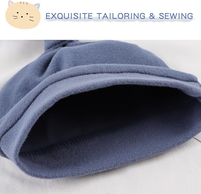 JANGANNSA Newborn Baby Hat Infant Baby Boys Beanie Top Knot Stretchy Hats - Image 5
