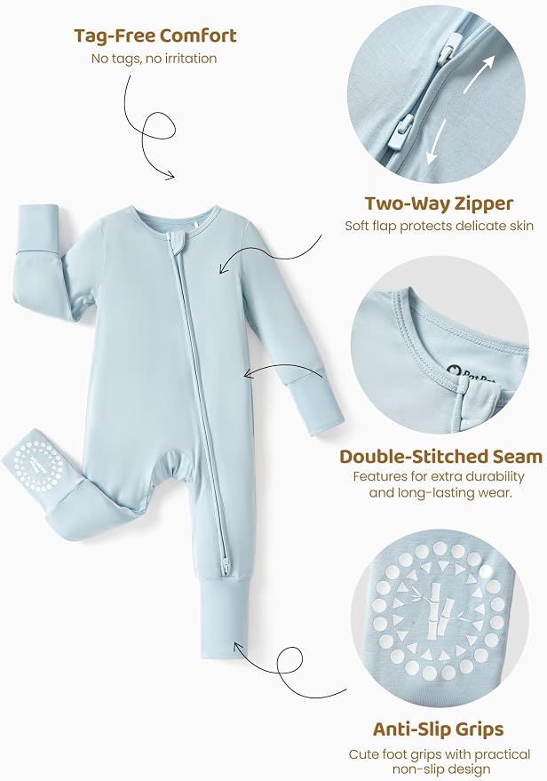 PATPAT Baby Footies Boys Girls - Image 5