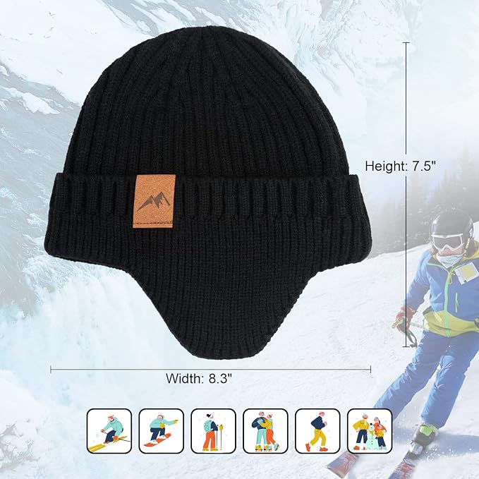 POXIMI Baby Boy Winter Hat Toddler Warm Beanie Girl Knit Hats - Image 4