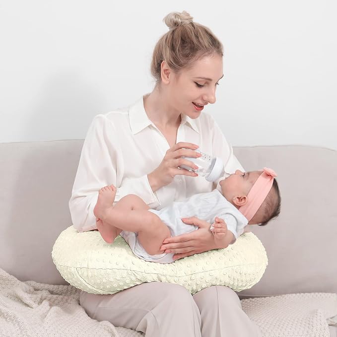 Nursing Pillow and Positioner, Breastfeeding, Bottle Feeding, Baby Sitting - Image 2