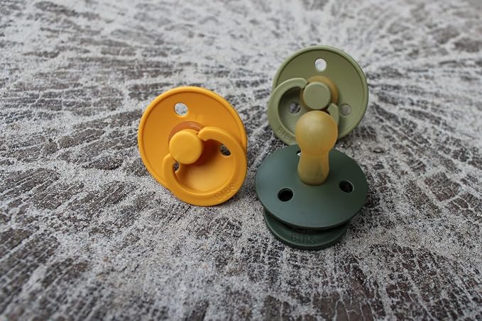 BIBS Pacifiers Colour Collection | Natural Rubber Baby Pacifier | Set of 2 - Image 3