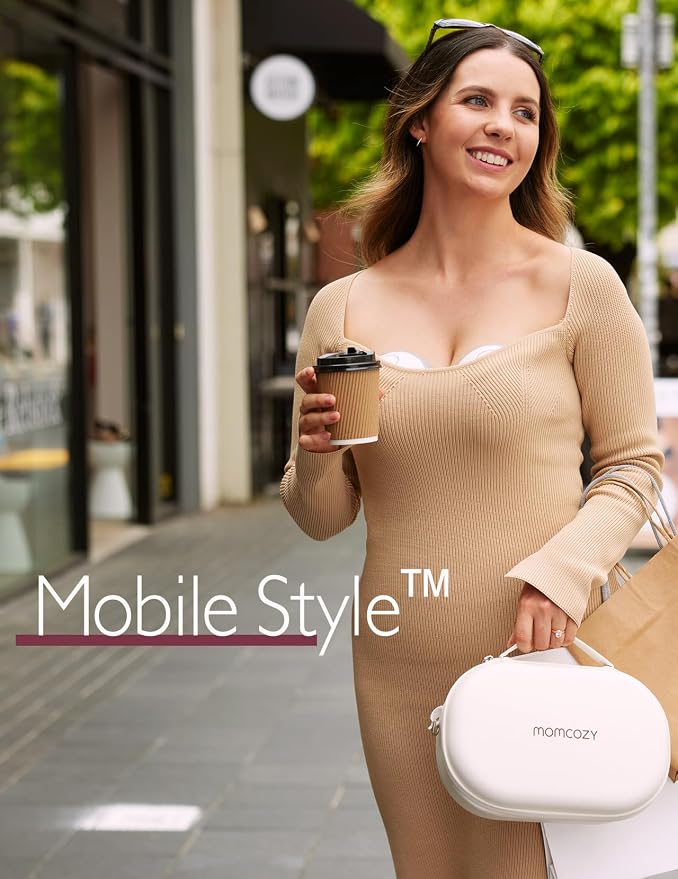 Momcozy Breast Pump Hands Free Mobile Style | M6, Wearable Breastfeeding Pump - Image 8
