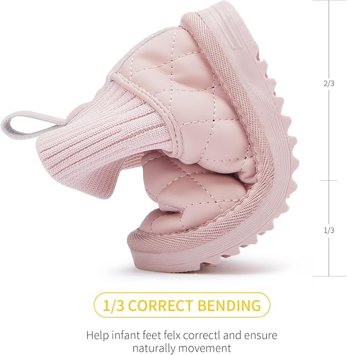 BMCiTYBM Girls Boys Snow Boots Warm Winter Fur Lined Baby Shoes - Image 4