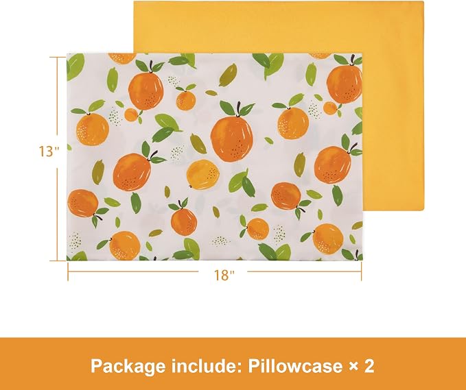 TILLYOU Toddler Pillowcases 13 x 18 Travel Pillow Case 2 Pack, Kids Pillowcases - Image 2