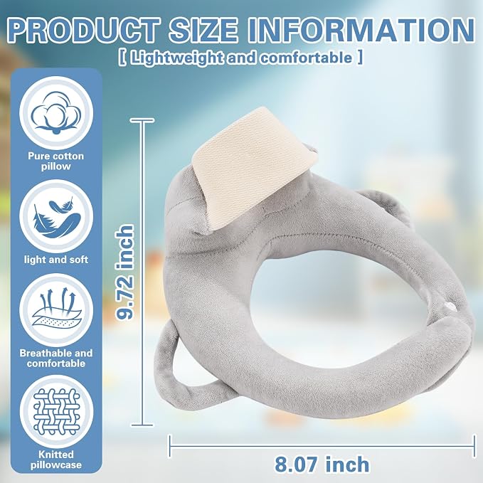 kornsurte Bottle Holder Pillow, Ergonomic Bottle Feeding & Breastfeeding Pillow - Image 2