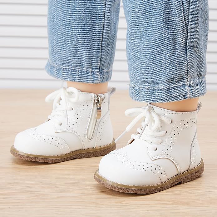 BMCiTYBM Baby Boys Girls Boots Infant Shoes First Walking Booties - Image 2