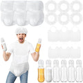 6 Sets Bottle Chug Baby Shower Games Juegos Para Plastic Baby Bottles Bibs Hat by giftlyze
