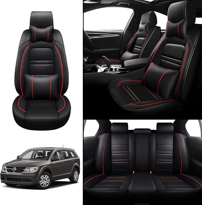 Car Seat Covers for Dodge Journey 2009-2020 | 5-Seats Seat Covers, Waterproof - Image 2