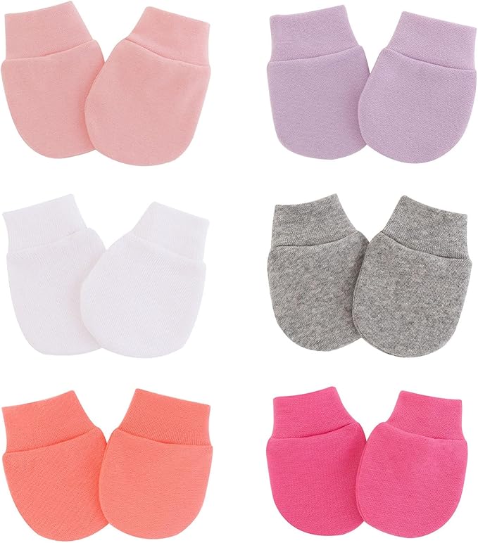 Baby Mittens No Scratch Mittens Infant Soft Gloves Mittens by Yiwafu