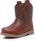 Blikcon Toddler Cowboy Boots for Boys Girls Baby Infant Cowgirl Boots Round Toe by BlikconGroup