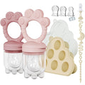 2 Pack Baby Fruit Food Feeder+Breastmilk Popsicle Molds, Baby Teethers by Unknown