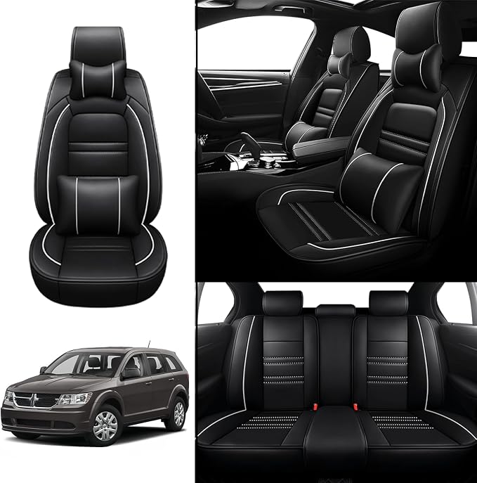 Car Seat Covers for Dodge Journey 2009-2020 | 5-Seats Seat Covers, Waterproof - Image 2