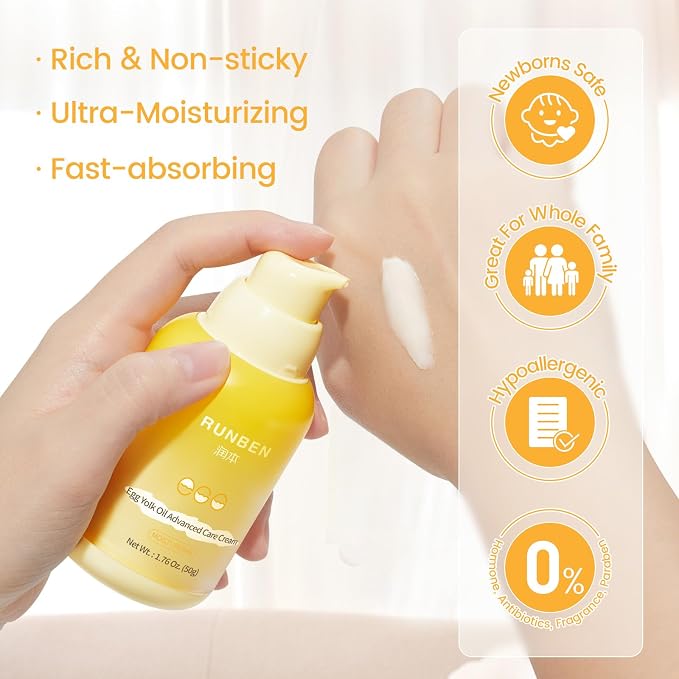 RUNBEN Nourishing Baby Face Cream - Image 5