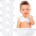 Geyoga 10 Pcs Baby Bibs 360° Rotate Baby Bandana Muslin Drool Bibs Petal Bibs by Geyoga