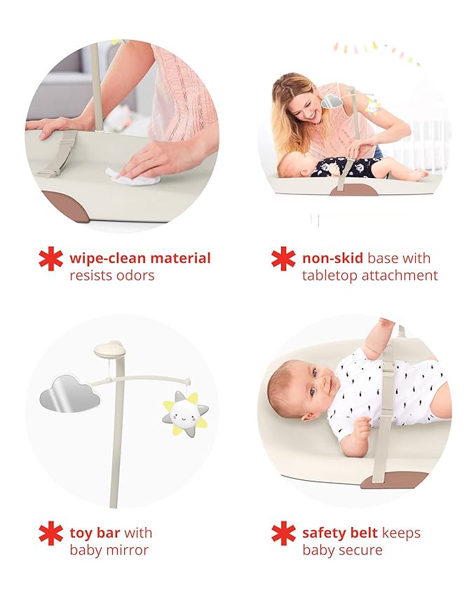 Skip Hop Baby Changing Pad Nursery Style Wipe-Clean Contoured - Image 3