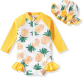 Aalizzwell Baby Girls Long Sleeve One Piece Swimsuit by Aalizzwell