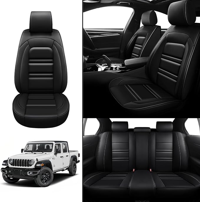 Seat Covers for JP Gladiator 2020-2025 | 5-Seats Leather Seat Covers - Image 2