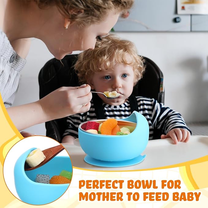Nuogo 6 Pcs Stainless Steel Baby Bowls - Image 2