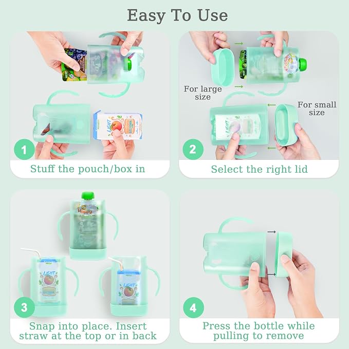 MOMUSE Dual-Lid Squeeze Pouch Holder - Image 6