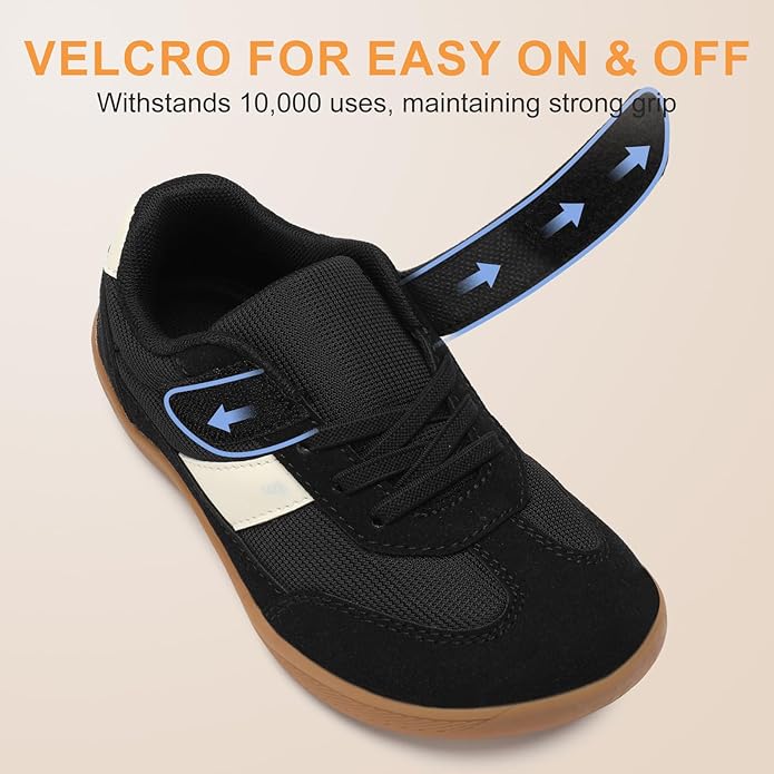 Toddler Wide Toe Box Shoes Zero Drop Minimalist Sneakers - Image 5
