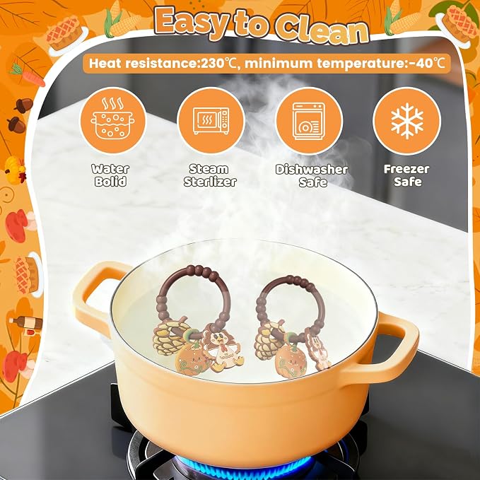 Thanksgiving Baby Teething Ring - Image 8