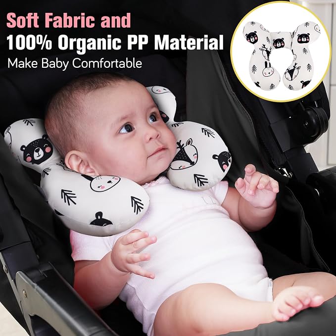 KAKIBLIN Baby Neck Pillow, Upgraded Baby Support Pillow, Babies Head Pillow - Image 2