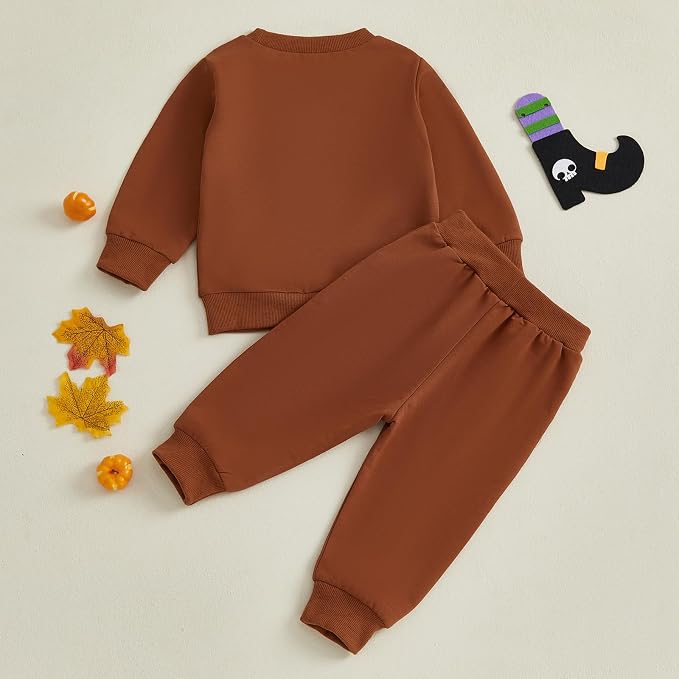 Fernvia Toddler Baby Girl Clothes 3 6 9 12 18 24 Months Fall Outfits Solid Long - Image 7