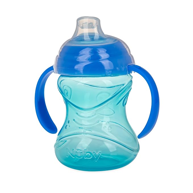 Nuby Clik-It Grip N' Sip Soft Spout No-Spill Training Sippy Cup - 10 oz - 4+ - Image 7