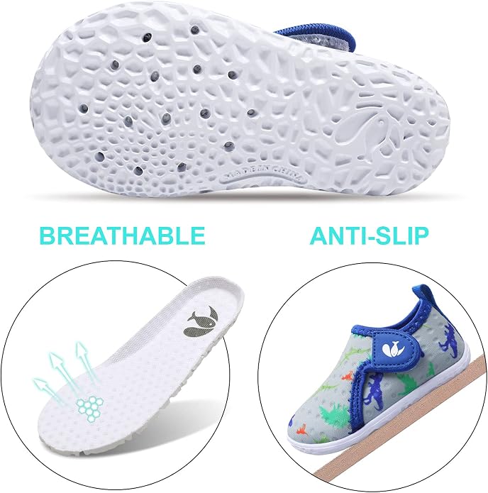JOINFREE Baby Toddler Water Shoes Boys Girls Sandals Barefoot Kids Breathable - Image 4