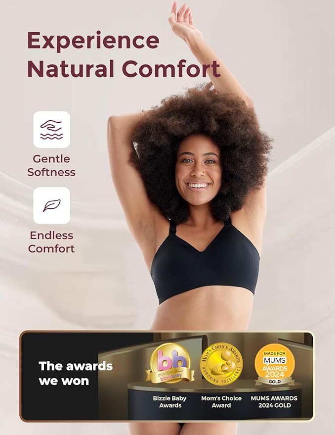 Momcozy Nursing Bras for Breastfeeding, YN21 Seamless Ultra Comfort Maternity - Image 2
