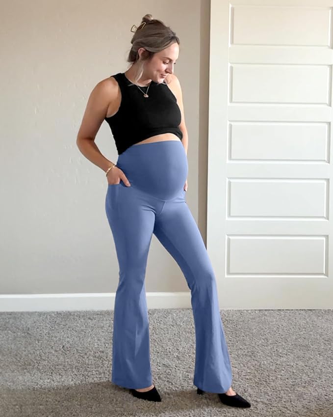 G4Free BareFeel Maternity Flare Leggings - Image 5