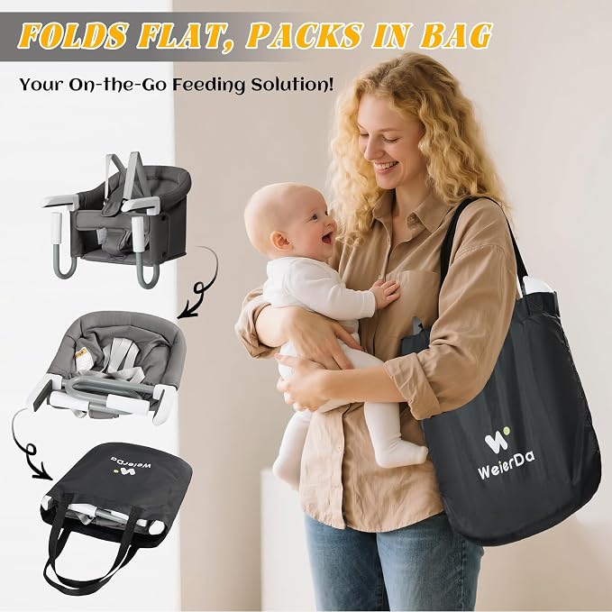 Hook On High Chair Portable & Foldable - Image 6