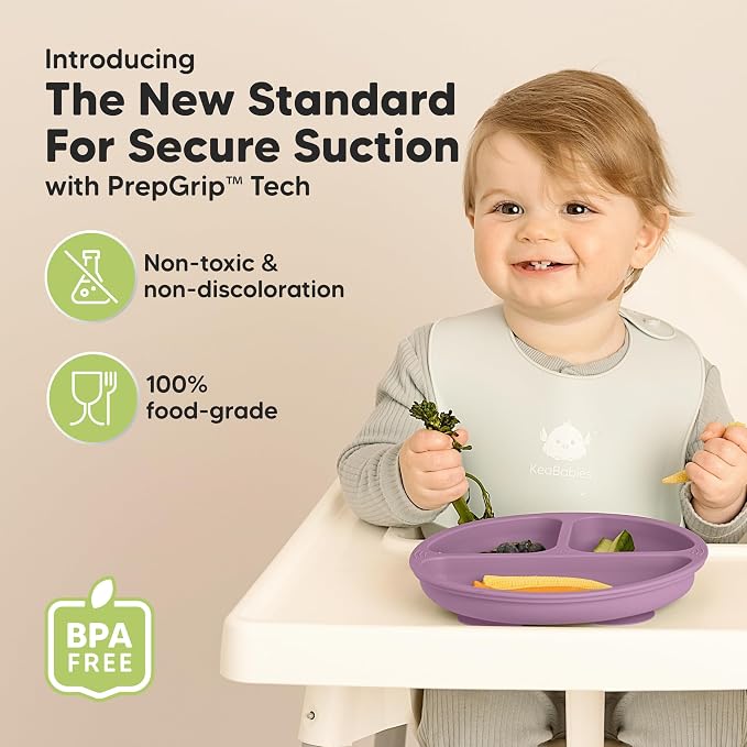 KeaBabies Suction Plates for Baby, Toddler - Image 2