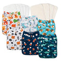 babygoal Reusable Cloth Diapers 6 Pack by babygoal