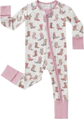 pureborn Baby Infant Boys Girls Sleeper Snug Fit Viscose from Bamboo Pajamas by pureborn