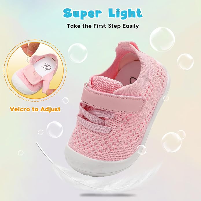 LeIsfIt Baby Shoes Girls Boys First Walking Shoes Infant Sneakers Crib Shoes - Image 6
