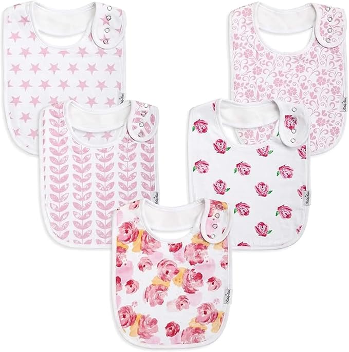 Organic Cotton Baby Bibs for Boys & Girls – Soft, Absorbent Teething & Drool by KiddyStar%C2%AE