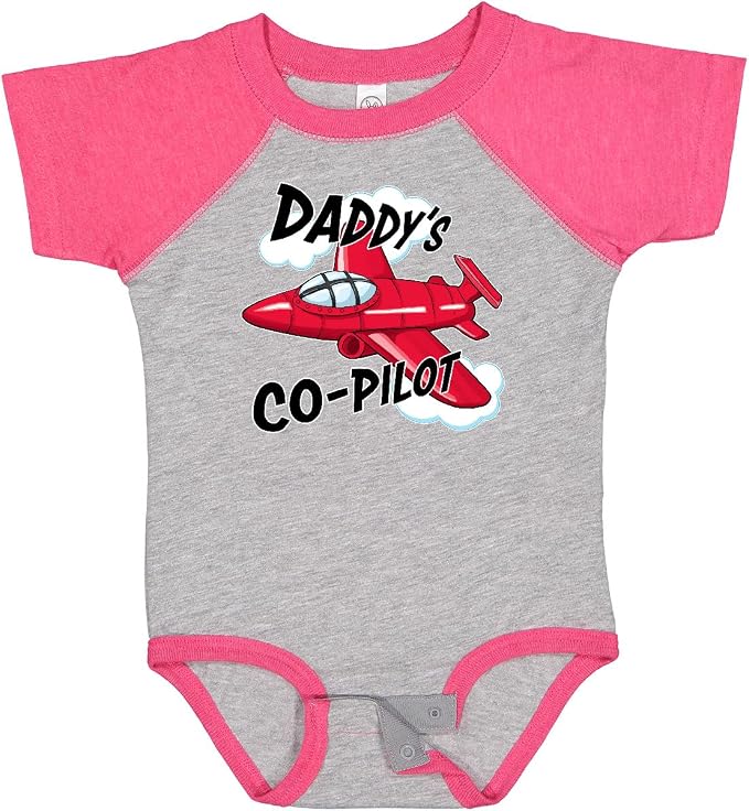 inktastic Daddys Co-Pilot for Fathers Day Baby Bodysuit by Inktastic