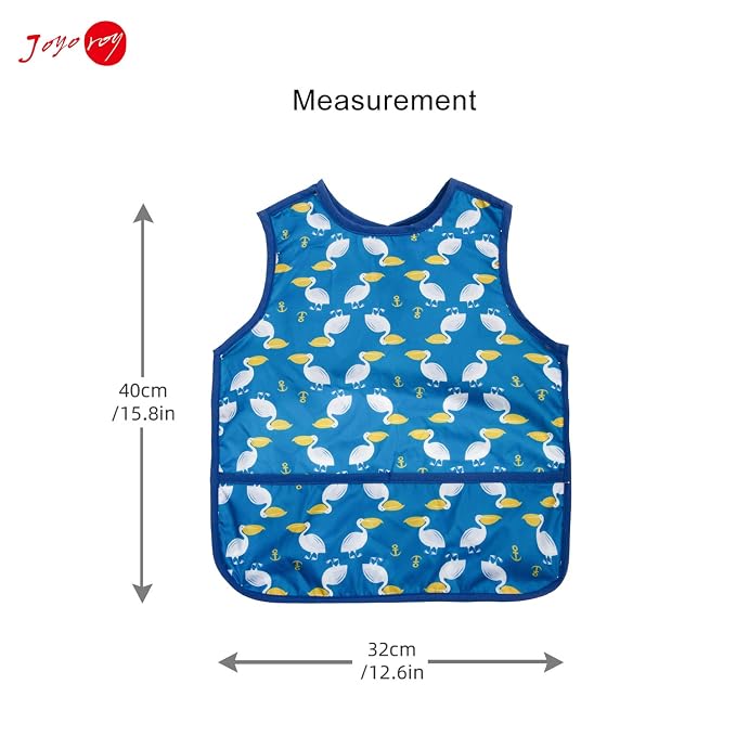 Joyo roy Mess Proof Baby Bibs for Eating Waterproof Toddler Bibs 1-3 Years Soft - Image 5