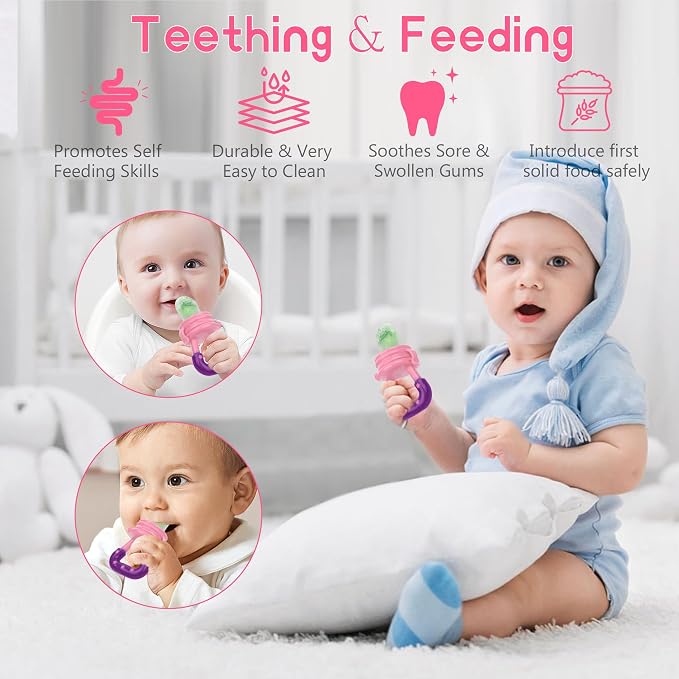 WAJIAYON Baby Fruit Feeder Pacifier | Infant Food Feeder Pacifier & Food - Image 5